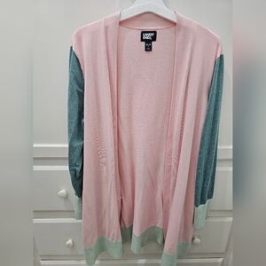 Lands' End Women's Petite XL Soft Pink and Teal Cardigan $100 X 4 Pieces